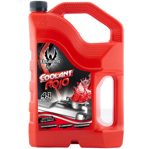 Refrigerante Ebullient Rojo Coolant  - 4100ml