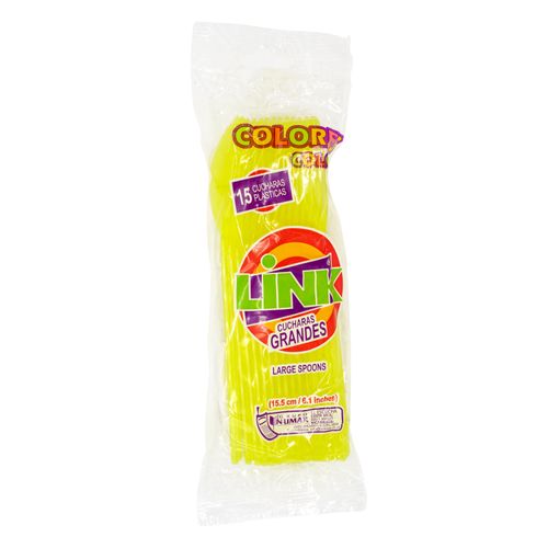 Cucharas Link Amarillo Grande