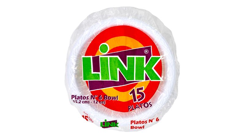 Comprar Plato Plástico Link Desechable N.6 Bowl