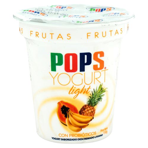 Yogurt Pops Light Frutas - 150Gr