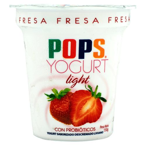 Yogurt Pops Light Fresa - 150Gr