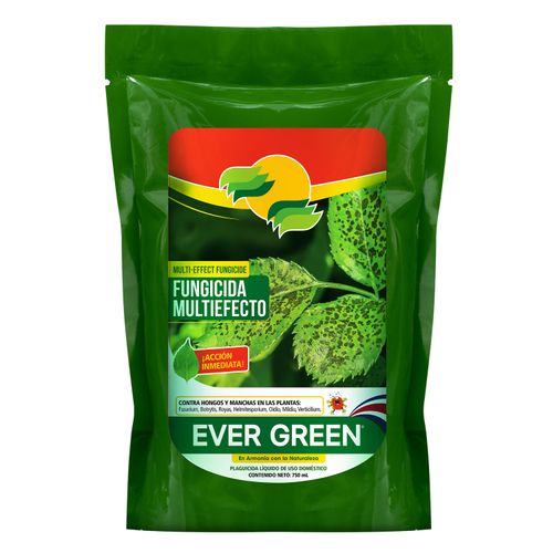 Plaguicida Líquido Ever Green Fungicida Multiefecto -750Ml