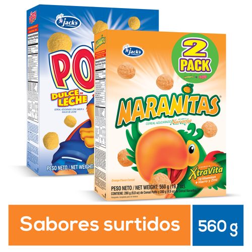 Cereal Jack's familiar sabores surtidos - 560 g