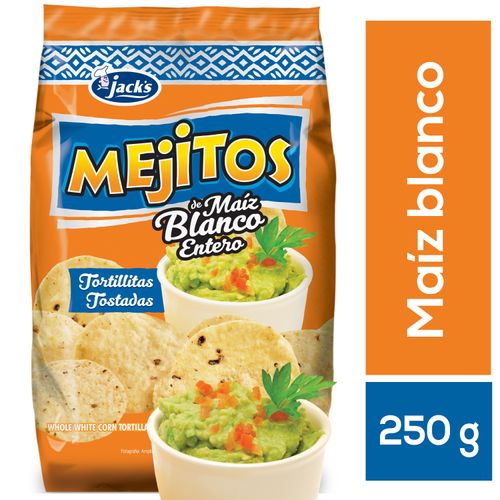 Snack Jack´s Mejitos Tortillas De Maíz Blanco - 250g