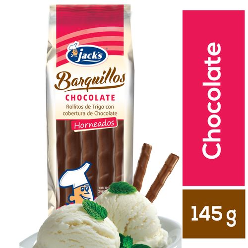 Barquillos Chocolate Jack´S - 145Gr