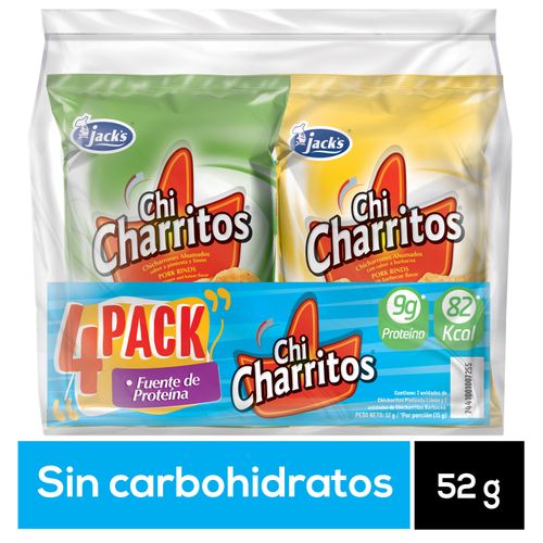 4 Pack Snack Chicharritos - 52Gr