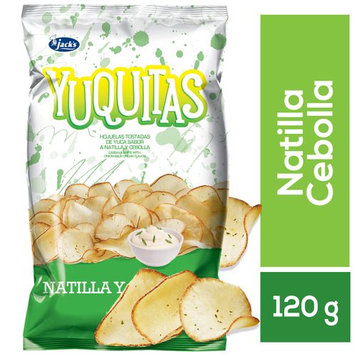 Snack Jacks Yuquitas Cebolla Natilla - 120 g