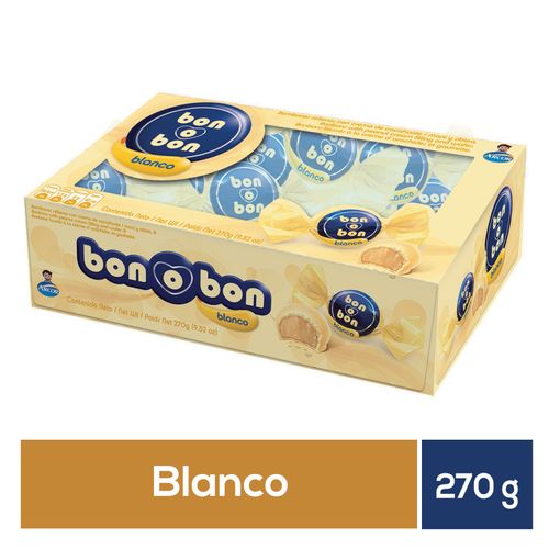 Bombon Arcor Chocolate Blanco Bonobon Caja - 270 g