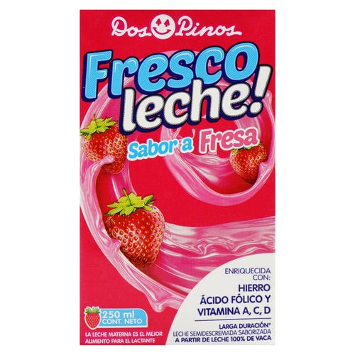 Leche Dos Pinos Saborizada Fresa - 250Ml