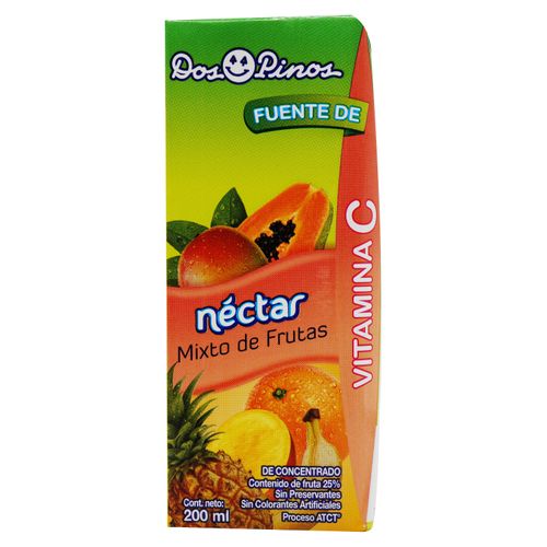 Nectar Dos Pinos Frutas Mixt Tetra - 200ml