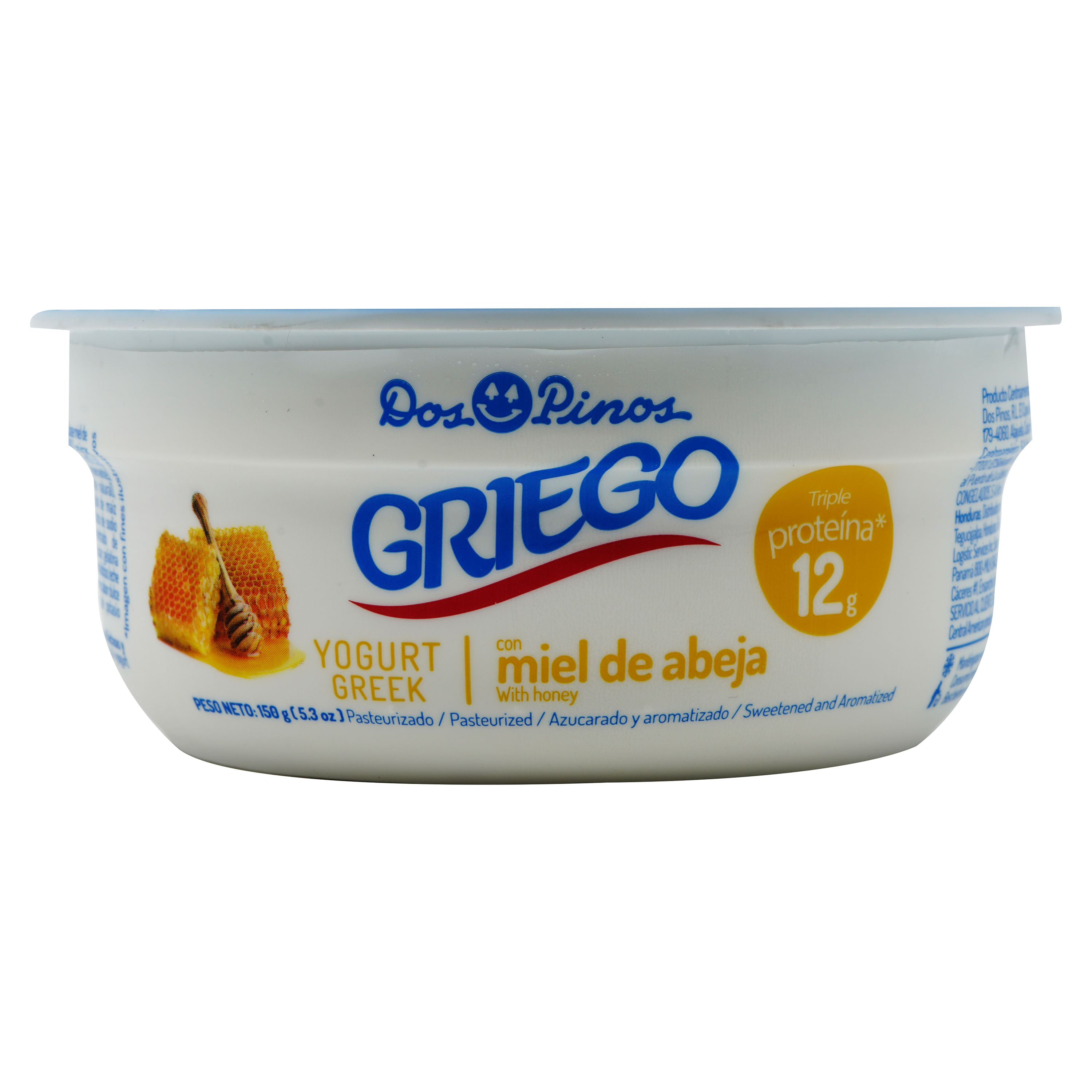 Yogurt Griego Dos Pinos Miel Abeja - 150Gr