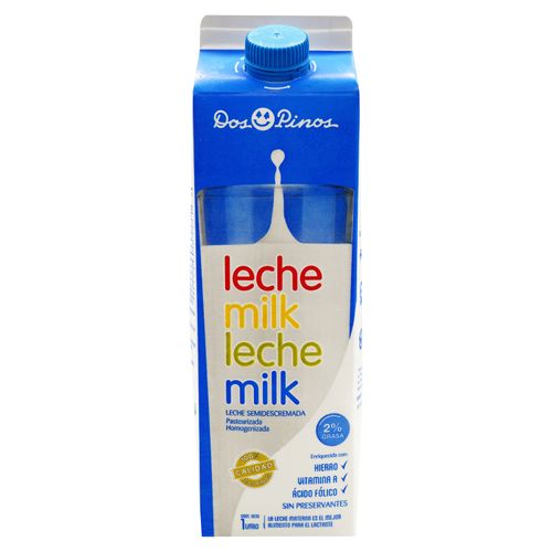 Leche Dos Pinos Liquida Homogenizada - 1000Ml