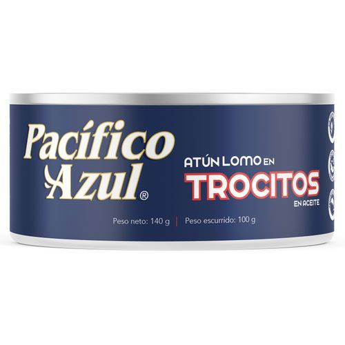 Atún Pacifico Azul Trocitos En Aceite - 140gr