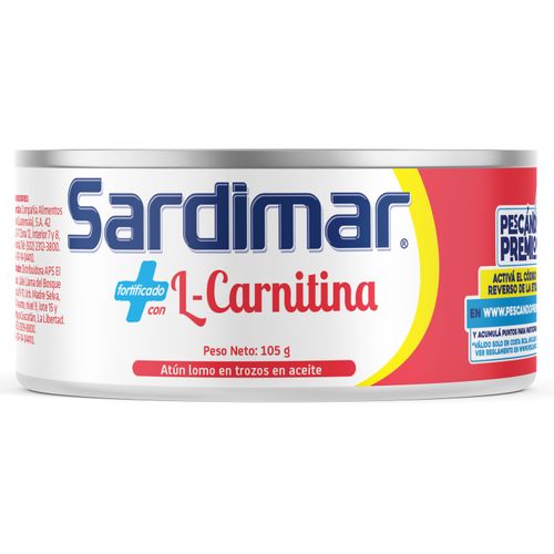Atún Sardimar trozos en aceite con l carnitina - 105 g