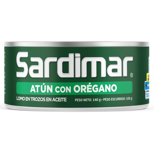 Atún Sardimar trozo Aen aceite con orégano - 105 g