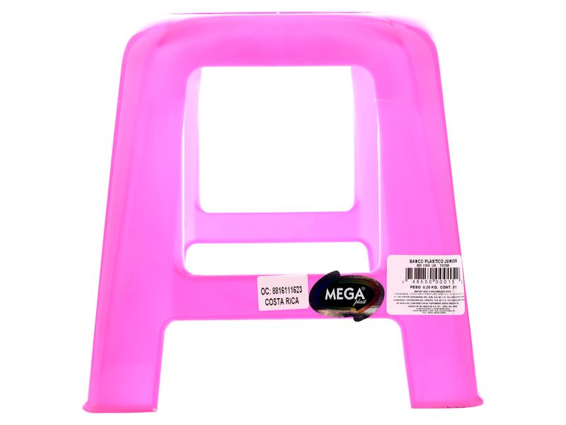 Megaplast-Banco-Plastico-Junior-Fucsia-2-43384