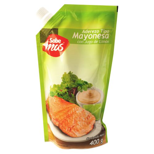 Mayonesa Sabemas Con Jugo De Limón -400gr