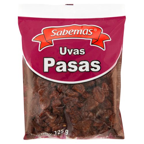 Pasas Sabemas en Bolsa - 125 g