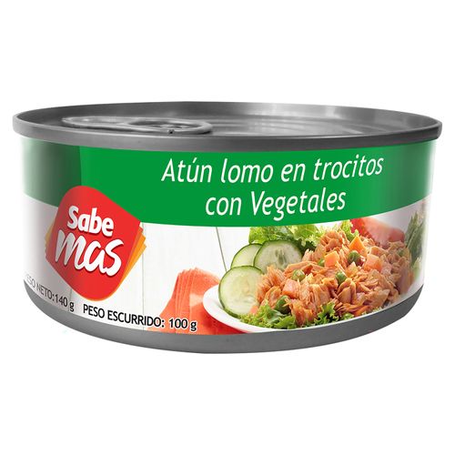Atun Sabemas Trocitos Vegetales - 100gr