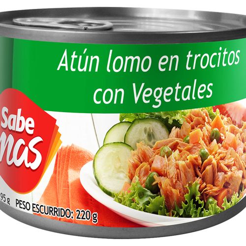 Atun Sabemas Trocitos Vegetales - 295gr