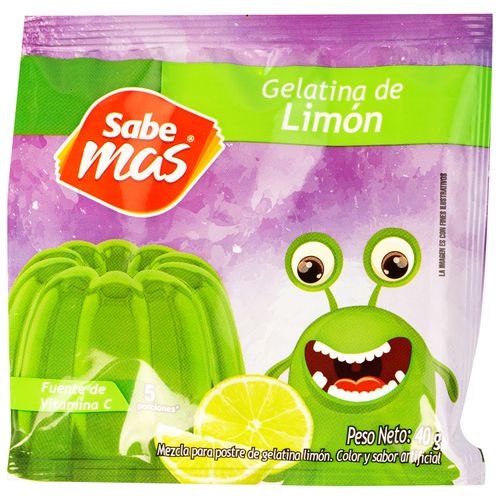 Gelatina Sabemas Sabor Limón - 40g