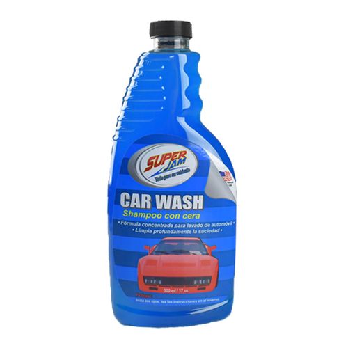 Limpieza Shampoo Con Cera Super Jam para lavado de automovil - unidad