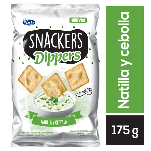 Snackers Jacks Dippers Cebolla y Natilla - 175 g