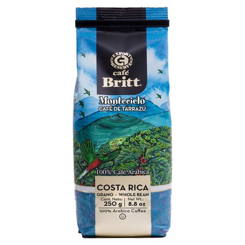 Café Britt Tarrazu Monteciel Grano - 250 g