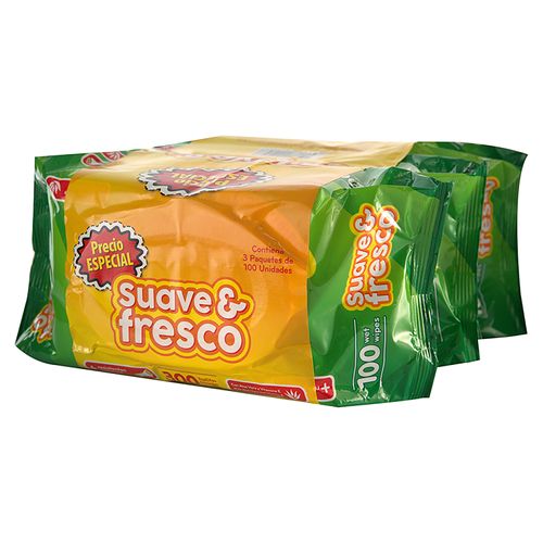 Toallas Humedas Suave Y Fresco Ofe Aloe 300 Unidades - 2100gr