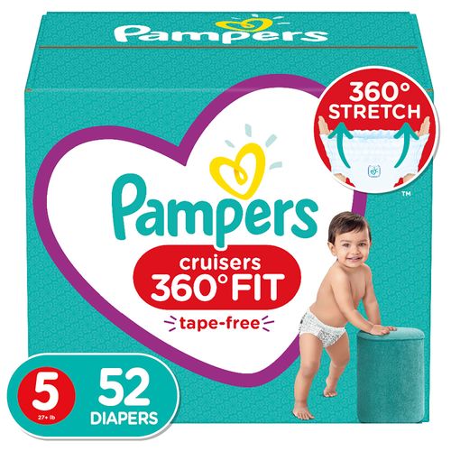 Pañales Desechables Pampers Cruisers Talla 5 - 52 Unidades