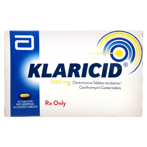 KLARICID 500MG X10 TAB