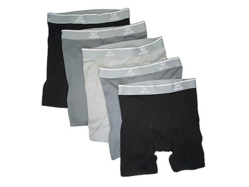 Boxer-George-Ajustado-elastico-cubierto-Talla-M-Negro-Gris-1-68576