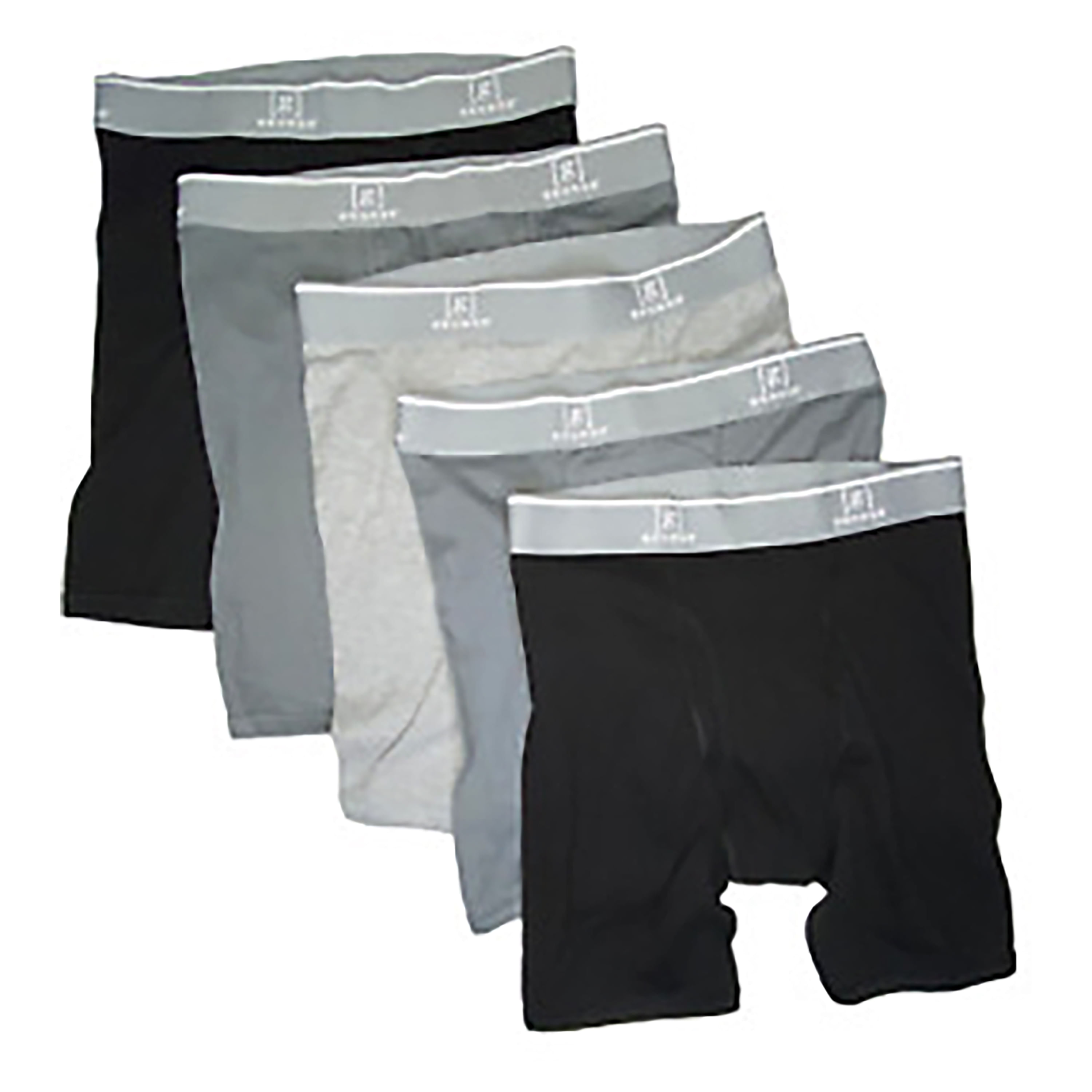 Boxer-George-Ajustado-elastico-cubierto-Talla-M-Negro-Gris-1-68576