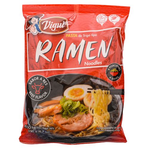 Pasta Vigui ramen sabor a carne - 190 g