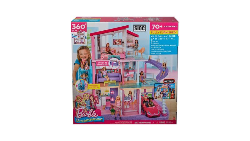 Mega casa de los best sale sueños de barbie walmart