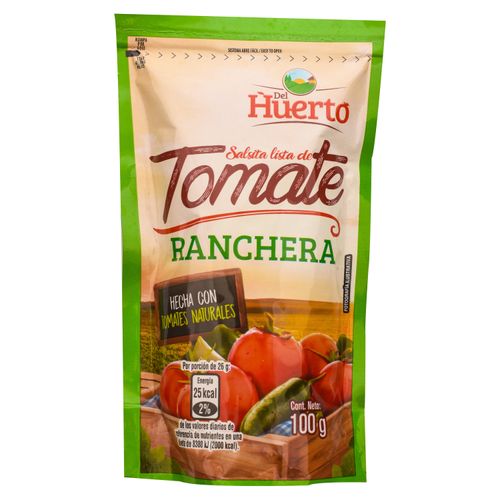 Salsa de tomate Del Huerto ranchera - 100 g