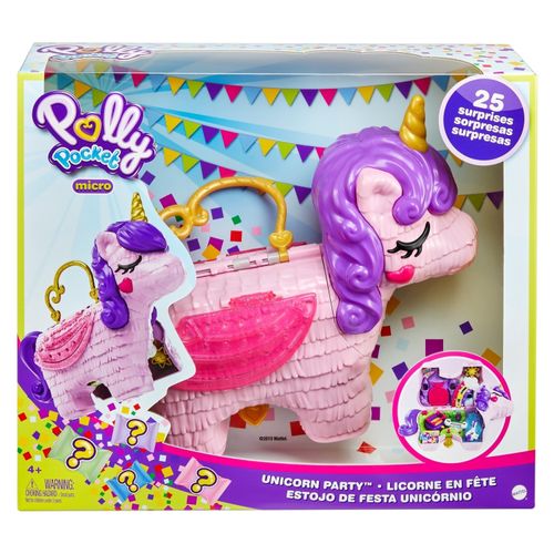 Micro Set Polly Pocket Juego Unicornio Sorpresas