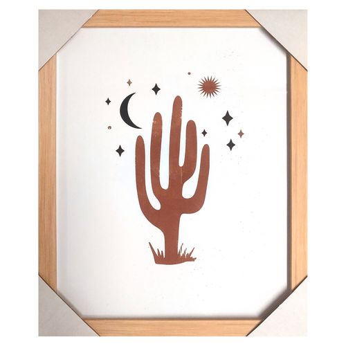 Cuadro Mainstays Decorativo Cactus Noche - unidad