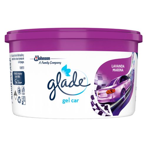 Mini Gel Glade para automóvil lavanda marina - 70 g