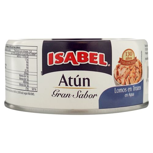 Atún Isabel Lomos Trozos Agua -144 gr