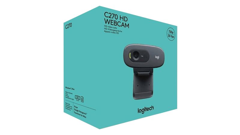 Comprar Camara Web Logitech conector Usb HD 720p modelo C270