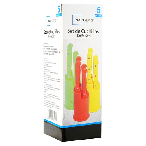 Ms Set 5 Cuchillos Variedad De Colores