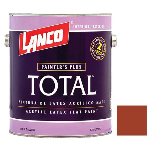 Pintura Total  Latex Lanco Teja Cubeta