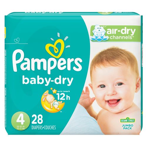 Panalpampers Baby Dry Talla 4 Jumbo 28