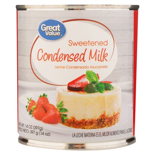 Leche condensada Great Value - 397 g