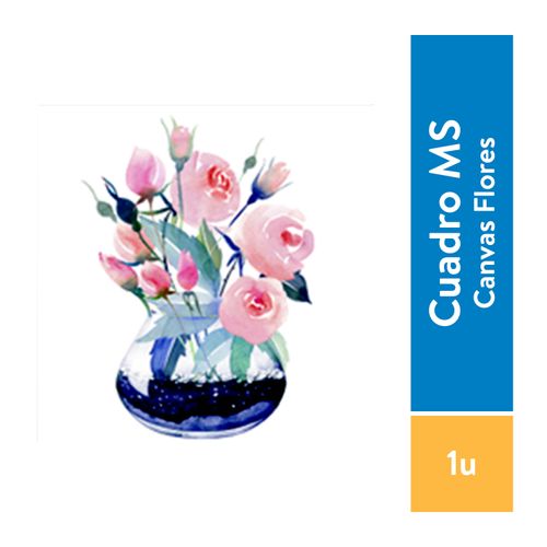 Cuadro Mainstays Decorativo Flores 28Cm