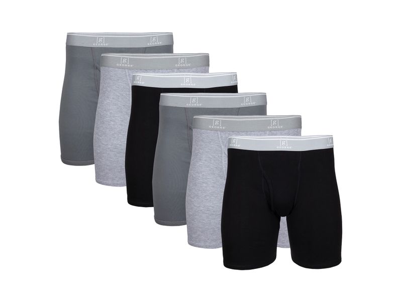 6-Pack-Boxer-George-Ajustado-Talla-LG-Negro-Gris-Boxer-George-Ajustado-Talla-LG-Negro-Gris-1-68569