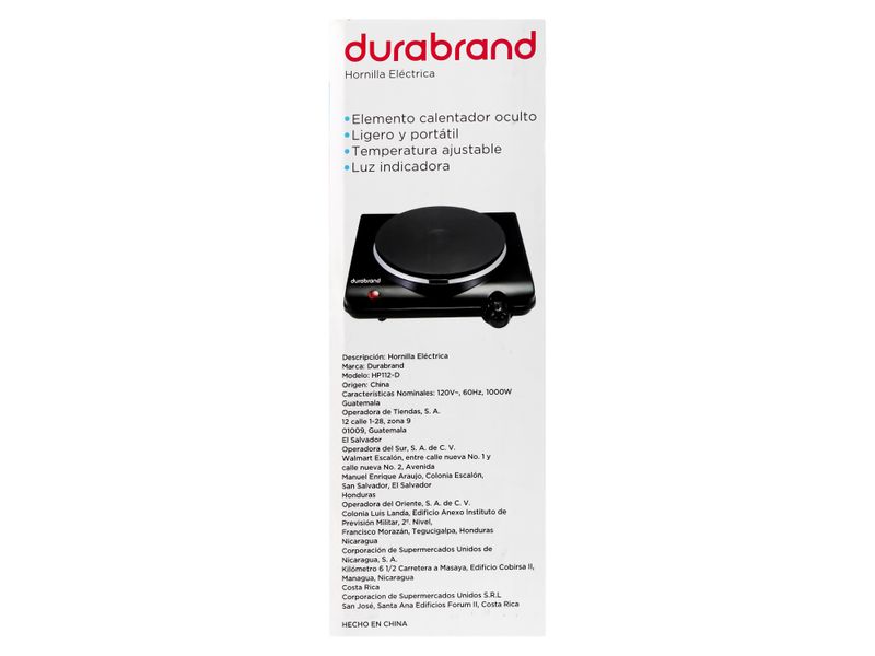 Hornilla-Durabrand-Electrica-Temperatura-ajustable-1-Quemador-Unidad-4-56850