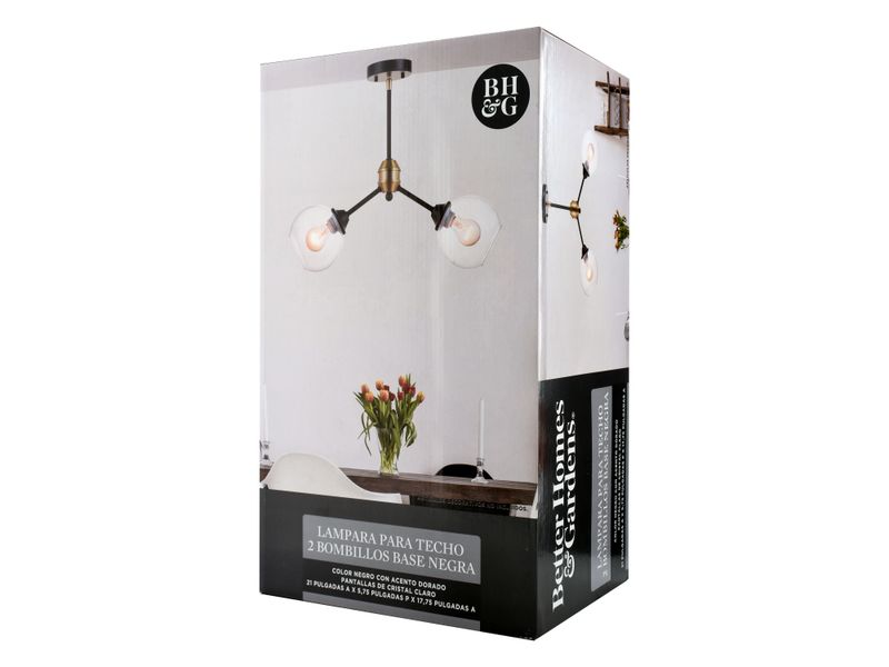 Lampara-Better-Homes-Garden-Para-Techo-de-2-Bombillas-Base-Color-Negro-unidad-3-68025