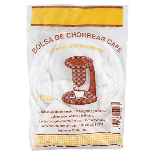 Bolsa Elena para Chorrear Café -unidad